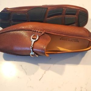 NWOT Saks 5th Ave Leather Driving Lofer